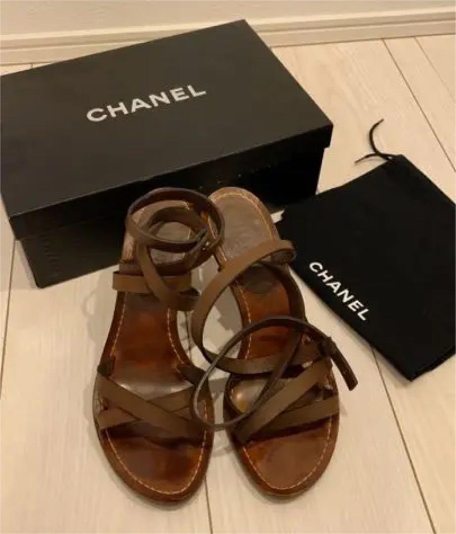 CHANEL サンダル 38