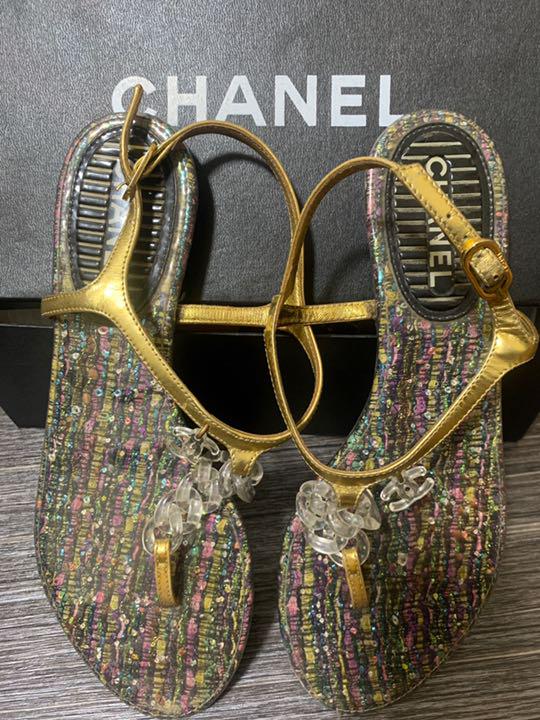 CHANEL サンダル 38