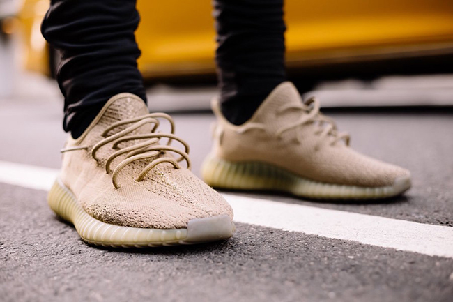 adidas Yeezy Boost 350 V2 Dark Green On Feet