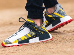 Pharrell x adidas NMD Hu Solar Core Black Red Dropping Tomorrow
